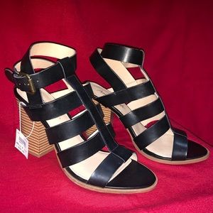 Black Strap Sandals